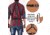 White Duck Work Apron, Brown, WWD-002