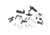 White Label Armory Lower Parts Kit, Phosphate, Stage 4 LPK, Black, WLA-LOW-1014-01