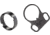 White Label Armory End Plate Kit - Ambidextrous Dual Loop, Castle Nut, Black, WLA-BUF-7008-01
