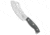 White River Knife &amp; Tool Camp Cleaver Fixed Blade Knife, 5.625in, CPM S35VN, Cleaver Blade, Micarta, Black Handle, Black/Gray, 10.125 inch, BHQ-114006