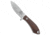 White River Knife &amp; Tool Sendero Pack Fixed Blade Knife, 3.25in, CPM S30V, Drop Point Blade, Micarta, Brown Handle, Brown/Steel, 7.375 inch, BHQ-114007
