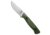 White River Knife &amp; Tool Fry Utility Hunter Fixed Blade Knife, 3.00in, CPM S35VN, Drop Point Blade, Micarta, Black/Green Handle, SW, Black/Green/Gray, 7.75 inch, BHQ-195353