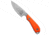 White River Knife &amp; Tool M1-PRO MagnaCut Fixed Blade Knife, 3.00in, CPM MagnaCut, Drop Point Blade, G-10, Orange Handle, Orange/Gray, 7.00 inch, BHQ-195341