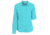 White Sierra Gobi Desert Long Sleeve Shirt - Womens, Aqua, 1X, X4209WX-Aqua - AQU-1X