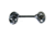Whitecap Cabin Door Hook - CP/Brass - 3" 50410