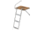 Whitecap Swim Platform w/3-Step Telescoping Ladder f/Boats w/Outboard Motors Teak 71045