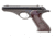 Whitney Firearms Wolverine Pistol, .22 Long Rifle, 4.625in barrel, aluminum alloy frame, brown checkered plastic grip, blowback operated semi-auto, fixed, 10 round magazine, WFW-.22LR-4.625-1-FRRMPG