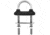 Wichard Marine Black Watertight U-Bolt - 10mm Diameter - 25/64in - 110mm Length - 4-21/64in, 65451