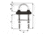 Wichard Marine Black Watertight U-Bolt - 6mm Diameter - 15/64in - 70mm Length - 2-3/4in, 65331