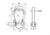 Wichard Marine Captive Pin Bow Shackle - Diameter 6mm - 1/4in, 1443