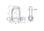 Wichard Marine HR D Shackle - Diameter 12mm, 11206