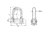 Wichard Marine Not Self-Locking D Shackle - 14mm Diameter - 9/16in, 1207