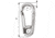 Wichard Marine Symmetric Carbin Hook - 120mm Length - 15/32in, 2317