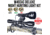 Wicked Hunting Lights W403iC Deluxe Night Hunting Light Kit, Green/Red/White, W2015