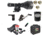 Wicked Hunting Lights W404iC LED Deluxe Night Hunting Light Kit, Black, W2080