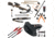 Wicked Ridge Invader G3 Crossbow Package w/ACU-52,3x Multi-Line Scope,3 Carbon Arrows,Quiver,165lb Draw Weight, Mossy Oak Treestand Camo, WR15005-7536 W/ Vanguard Veo Shooting Stick