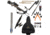 Wicked Ridge Invader G3 Crossbow w/ ACUdraw, 3x Multi-Line Scope, 3 Carbon Arrows and Quiver, Mossy Oak Treestand Camo, WR15005-7532 W/ Vanguard Quest Tripod
