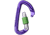 Wild Country Climbing Session Screw Gate Carabiners, Purple/Green, One Size, 40-0000001000