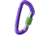 Wild Country Climbing Session Screw Gate Carabiners, Purple/Green, One Size, 40-0000001000
