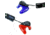 WildEar FieldEarz Electronic Ear Plugs, Red/Blue, WE-CUST-FE-RB