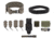 Wilder Tactical Bravo Elite Belt Kit, 1in Plastic Side Release, QLS Receiver, Ranger Green, Small/Extra Large, HMGBREKRG00