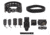 Wilder Tactical Bravo Elite Belt Kit, 1in Prostyle D-Ring, QLS Receiver, Multicam Black, Small/Extra Large, HMGBREKMCB06