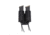 Wilder Tactical Evolution Universal Extended Double Pistol Magazine Pouch MOLLE Mount, UAB Molle Clip, Black, EVOEXDUPBKM