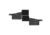 Wilder Tactical Hitman Gear Lightweight Rib Rack Wing V1 w/4 Columns Of Molle, Set Of 2, Multicam Black, Adjustable, HMGCR05MCB