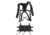 Wilder Tactical Hitman Gear Lightweight Triple Rifle Placard W/ Shoulder Harness V1, Black, Adjustable, HMGCR09BK