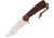 Wildsteer Byron Ferguson Collaboration Fixed Blade Knife, 4.25in, X46Cr13 Steel, Drop Point, Stabiliwood Cocobolo Wood Handle WSWBF02