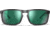 Wiley X Active 6 Axe Captivate Pol Sunglasses, Gloss Crystal Grey, Green Mirror Lens, AC6AXE07