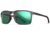 Wiley X Active 6 Axe Captivate Pol Sunglasses, Gloss Crystal Grey, Green Mirror Lens, AC6AXE07