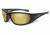 Wiley X WX Boss Sunglasses - Polarized Venice Gold Mirror w/Amber Lens / Matte Black Frame, CCBOS04