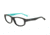 Wiley X Bounce Safety Glasses, Black/ Atlantis Blue Frame, No Polarized Lens YFBNC02
