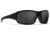 Wiley X Changeable Series Breach 2.5 Captivate Sunglasses, Matte Black FrameGunmetal Logo, Non-Polar Grey Lens, CHBRC01