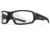 Wiley X Changeable Series Breach 2.5 Sunglasses, Matte Black Frame Gunmetal Logo, Clear Lens, CHBRC03