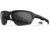 Wiley X Changeable Series Jakl Captivate Non-Pol Sunglasses, Matte Black Frame, Grey Clear Lens, CHJKL01