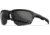 Wiley X Changeable Series Jakl Captivate Non-Pol Sunglasses, Matte Black Frame, Grey Lens, CHJKL02