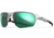 Wiley X Changeable Series Jakl Captivate Non-Pol Sunglasses, Polished White Frame, Green Mirror Lens, CHJKL07