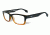 Wiley X Contour Eyeglass Frame,Rectangle,Gloss Black/Brown Stripe WSCON05
