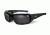 Wiley X Enzo Sunglasses, Gloss Black Frame/ Demo Lenses, CCENZ03D
