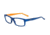 Wiley X Flip Safety Glasses, Lapis Blue/ Orange Popsicle Frame, No Polarized Lens YFFLP03
