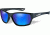 Wiley X Moxy Sunglasses,Gloss Black Frame,Polarized Blue Lens WXSSMOX09