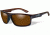 Wiley X WX Peak Sunglasses - Polarized Amber Lens / Gloss Layered Tortoise Frame, WXACPEA04