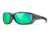 Wiley X Performance Gravity Captivate Pol Sunglasses, Kryptek Neptune Frame, Green Mirror Lens, CCGRA12