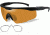 Wiley X PT-1 Sunglasses - Matte Black Frame w/ Light Rust Lens w/ RX Insert PT-1LRX