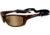 Wiley X P-17 Sunglasses - Brown Gloss Demi Frame w/ Silver Flash w/ Bronze Tint P-17NP