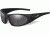 Wiley X Romer 3 Advanced Sunglasses - Matte Black Frame w/ 2 Lens Package (Smoke Grey, Clear) 1004