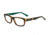 Wiley X Split Safety Glasses, Brown Demi/ Teal Blue Frame, No Polarized Lens YFSPL02