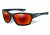 Wiley X Street Series Moxy Sunglasses,Gloss Black Frame,Polarized Crimson Mirror Smoke Grey Lens SSMOX05